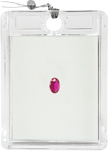 0,38 ct. Rubinas Ovalus F.H (1)