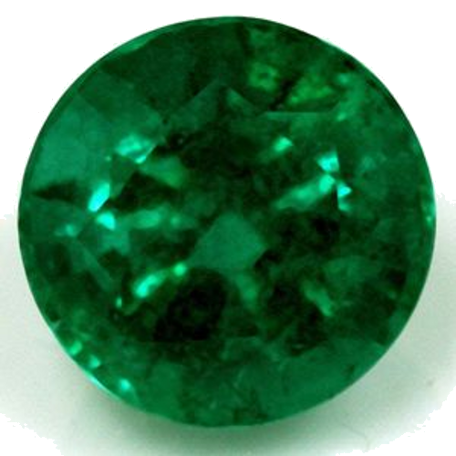 1.24 carat GREEN Round Smaragdas (1)