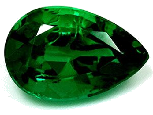 2.95 carat GREEN Pear Smaragdas (1)
