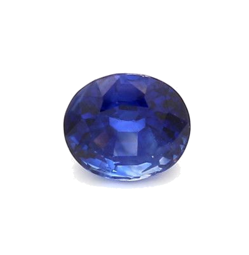 1.41 carat BLUE BRILLIANTSTEP cut Oval Safyras (1)