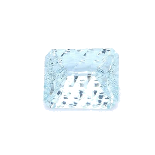 4.32 carat BLUE BRILLIANTSTEP cut Octagonal Aquamarine (1)
