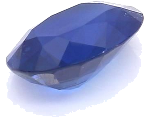 2.4 carat BLUE BRILLIANTSTEP cut Oval Safyras (1)