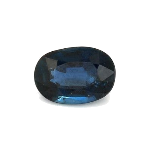 1.19 carat BLUE BRILLIANTSTEP cut Oval Safyras (1)