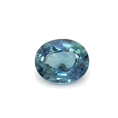 0.74 carat BLUE BRILLIANTSTEP cut Oval Safyras (1)