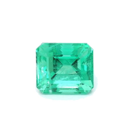 4.21 carat GREEN STEP cut Octagonal Smaragdas (1)