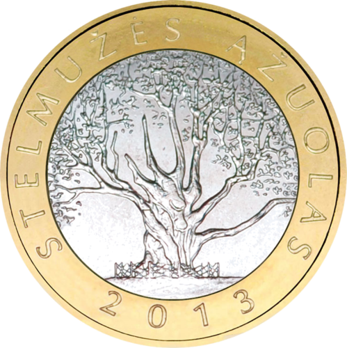 2013 Lithuania Natural and human creations 2 litas commemorative coins (7)