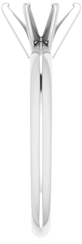 Sužadėtuvių Žiedas „Solitaire“ 585 Baltojo Aukso Oval 7mm x 5mm (4)