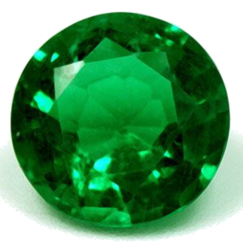 1.32 carat GREEN Round Smaragdas (1)