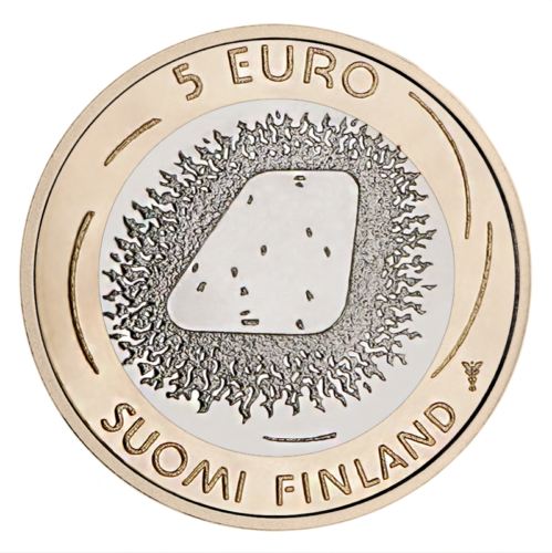 2022 Somija Ledus ripa 5 eiro monēta (4)