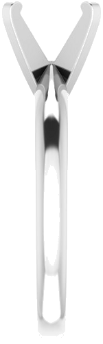 Sužadėtuvių Žiedas „Solitaire“ 585 Baltojo Aukso Square 6mm (4)
