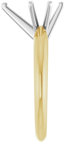 Sužadėtuvių Žiedas „Solitaire“ 585 Baltojo Ir Geltonojo Aukso Pear Shape 10mm x 6mm (4)