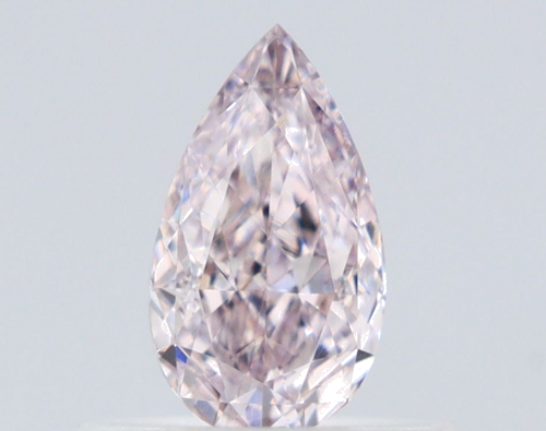 0.4 carat Light Pink-VS1 Natūralus Pear Deimantas (1)