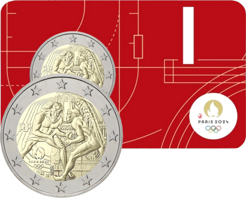 2024 France Paris Olympic Games 2 euro BU coin (6)