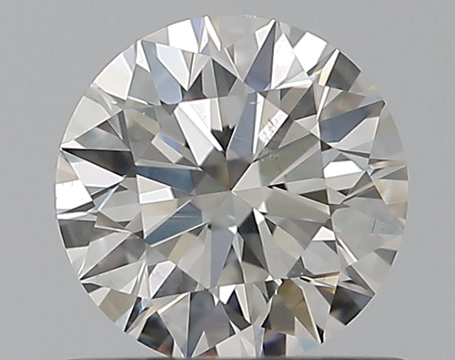 0.59 carat F-SI1 Excellent cut Natūralus Round Deimantas (1)