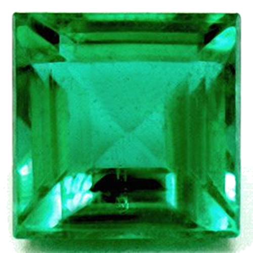 1.0 carat GREEN Square Smaragdas (1)