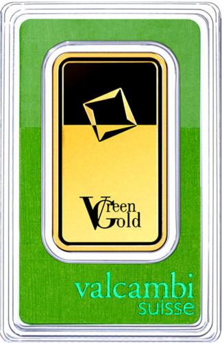 50 г Инвестиционный золотой слиток Green Gold Valcambi (2)
