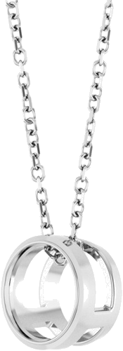 Pakabukas „Solitaire Bezel-Set“ 585 Baltojo Aukso Round 7mm (2)