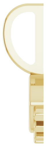 14K Yellow 1.7 mm Round Evil Eye Charm Pendant Mounting (3)