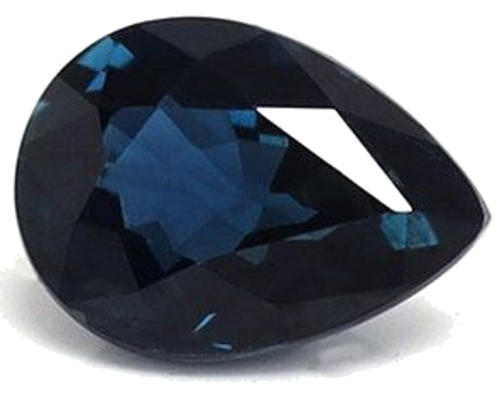 1.08 carat BLUE Pear Safyras (1)