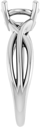 Sužadėtuvių Žiedas „Solitaire“ 950 Platinos Round 8mm (4)