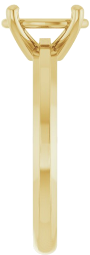 Sužadėtuvių Žiedas „Solitaire“ 585 Geltonojo Aukso Oval 9mm x 7mm (4)