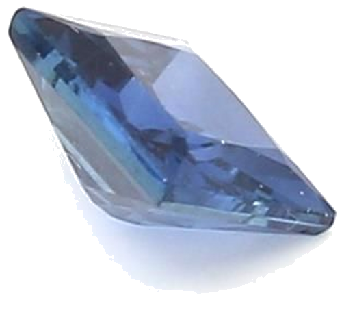 0.68 carat BLUE MODIFIEDBRILLIANT cut Square Safyras (1)