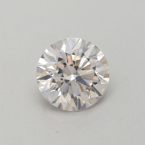 1.01 carat Faint Pinkish Brown-SI2 GD cut Natūralus Round Deimantas (1)