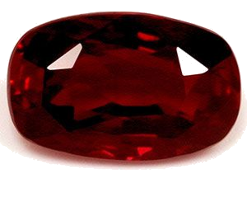 1.06 carat RED Cushion Rubinas (1)