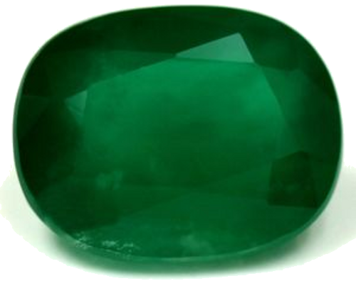 3.25 carat GREEN Cushion Smaragdas (1)