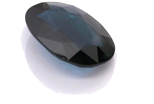 2.6 carat BLUE BRILLIANTSTEP cut Oval Safyras (1)