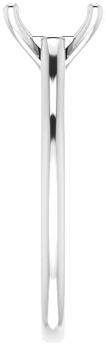 Sužadėtuvių Žiedas „Solitaire“ 585 Baltojo Aukso Square 6mm (4)