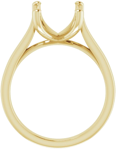 Sužadėtuvių Žiedas „Solitaire“ 585 Geltonojo Aukso Emerald 11mm x 9mm (2)