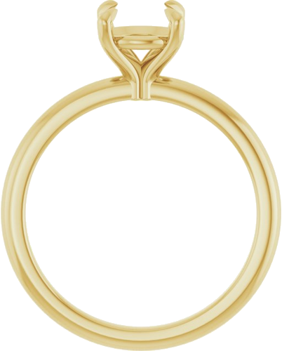 Sužadėtuvių Žiedas 585 Geltonojo Aukso Round 7mm (2)