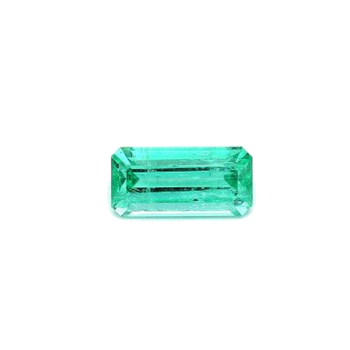 0.97 carat GREEN STEP cut Octagonal Smaragdas (1)