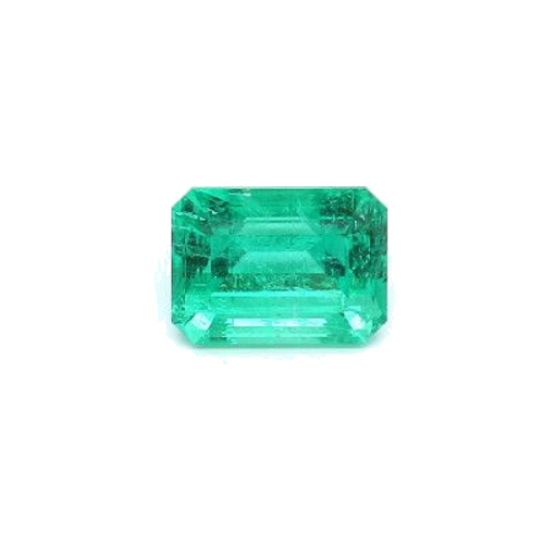 1.76 carat GREEN STEP cut Octagonal Smaragdas (1)