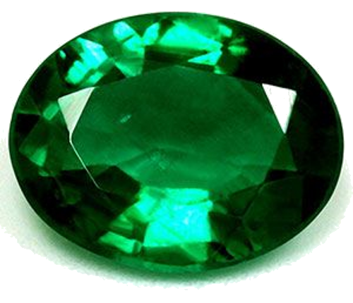 1.47 carat GREEN Oval Smaragdas (1)