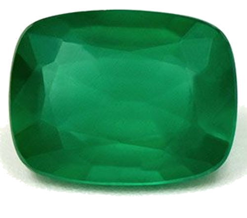 1.26 carat GREEN Cushion Smaragdas (1)
