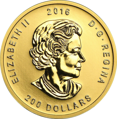 1 oz Grizzly Bear 2016 Canada .99999 Gold Coin (3)