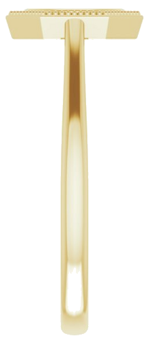 Sužadėtuvių Žiedas „Solitaire“ 585 Geltonojo Aukso Round 6.5mm (4)