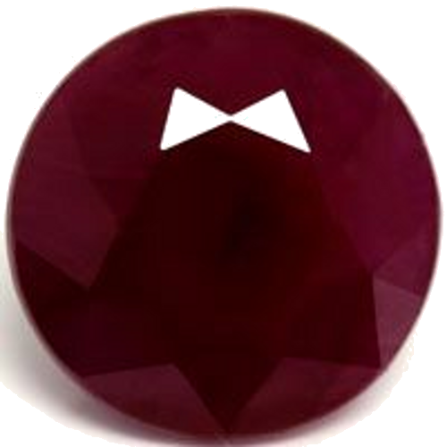 2.25 carat RED Round Rubinas (1)