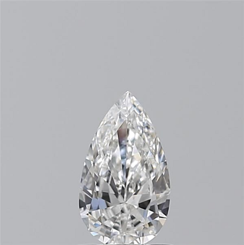 0.7 carat E-IF Natūralus Pear Deimantas (1)