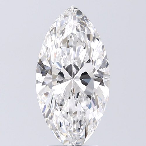 3.21 carat F-SI1 Natūralus Marquise Deimantas (1)