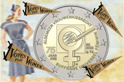 Belgium Women's Suffrage 2 Euro Coin 2023 (4)