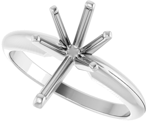 Sužadėtuvių Žiedas „Solitaire“ 585 Baltojo Aukso Pear Shape 11.5mm x 7mm (5)