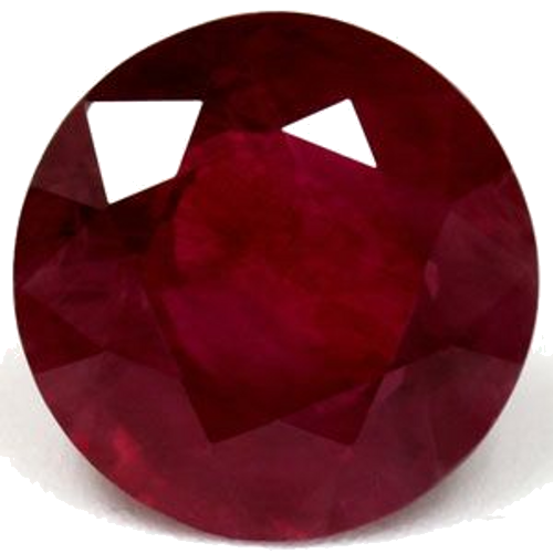 1.9 carat RED Round Rubinas (1)