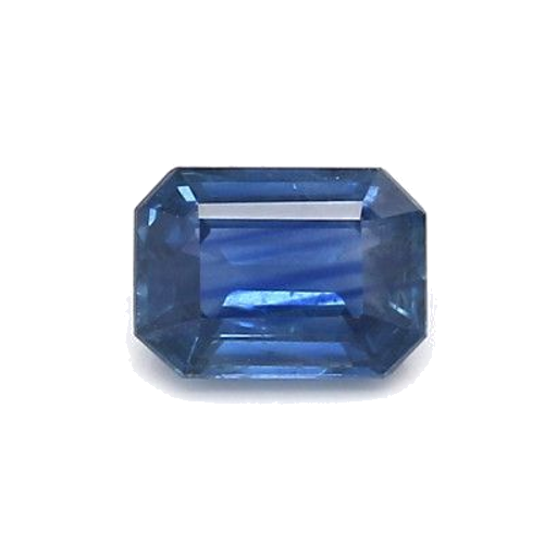 1.19 carat BLUE STEP cut Octagonal Safyras (1)