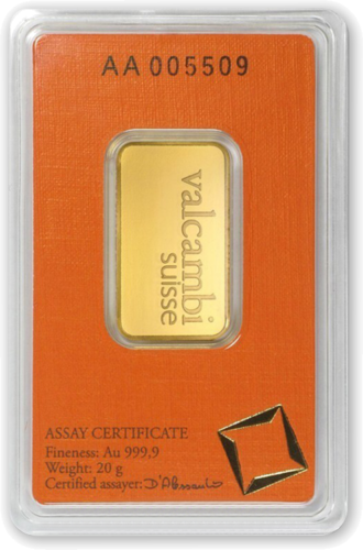 20 g Investment Gold Bar Valcambi (3)