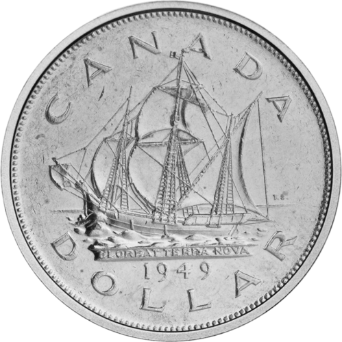 1 Dollar Newfoundland Accession 1949 Canada Silver Coin (1)