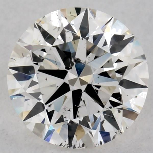 0.4 carat J-SI2 Excellent cut Natūralus Round Deimantas (1)