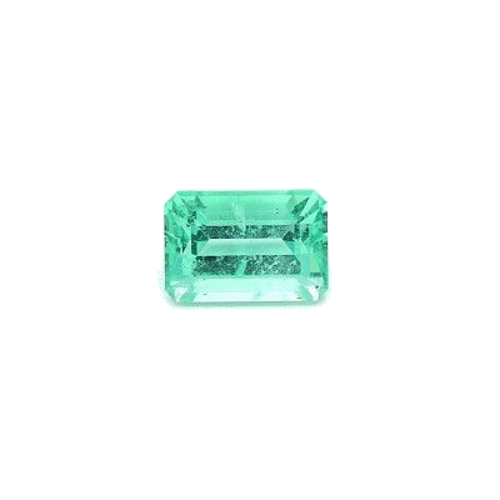 1.04 carat GREEN STEP cut Octagonal Smaragdas (1)